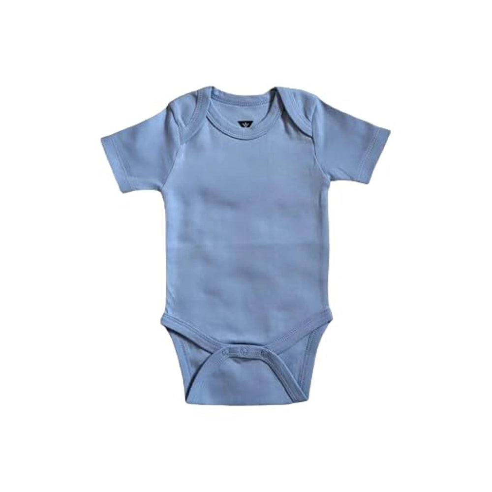 Organic Cotton onesie -Light Blue 1-1